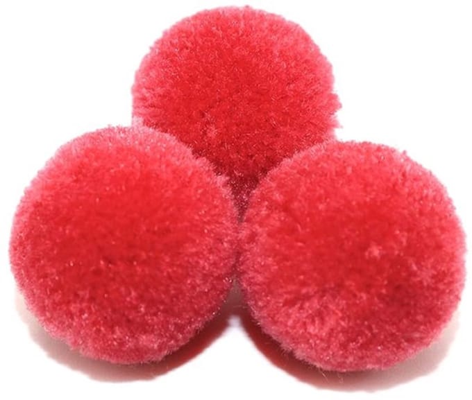 Allecto - Pompons om te knutselen - 50 stuks - Kleurrijk - Handwerk