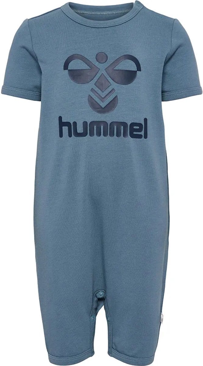 Hummel Mads Korte Mouw Romper Blauw 62 cm Kinderen