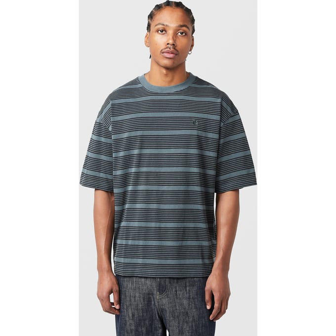 Relaxed fit T-shirt met labelstitching model 'HANSON'