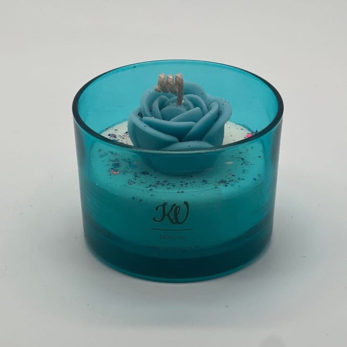 Kaars in glazen pot - 667