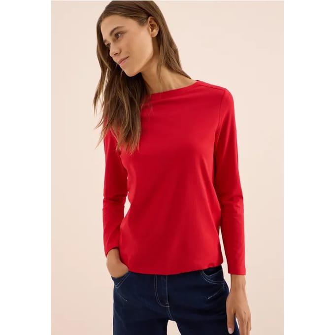 Shirt in effen kleur