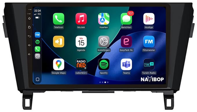 9-Inch Android Autoradio | CarPlay & Android Auto | Geschikt voor Nissan Qashqai 2013-2017