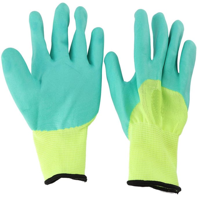 1 paar antislip waterdichte werkhandschoenen voor in de tuin blue