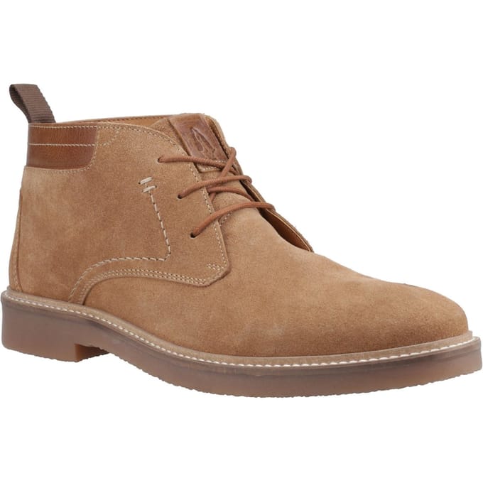 Hush Puppies Gideon Suède Heren Tan Enkelboots