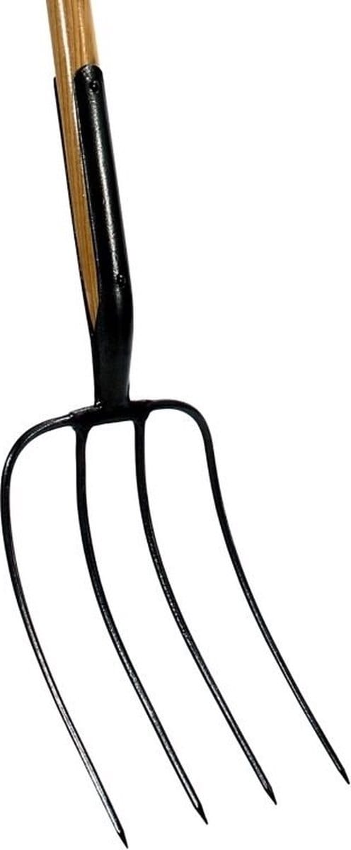 Talen Tools - Mestvork - 4 tanden - Vaste veer - Steel 100 cm