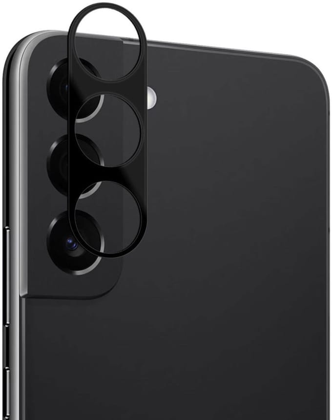 Rosso Camera Lens Protector Zwart Geschikt voor Samsung Galaxy S23 / S23 Plus