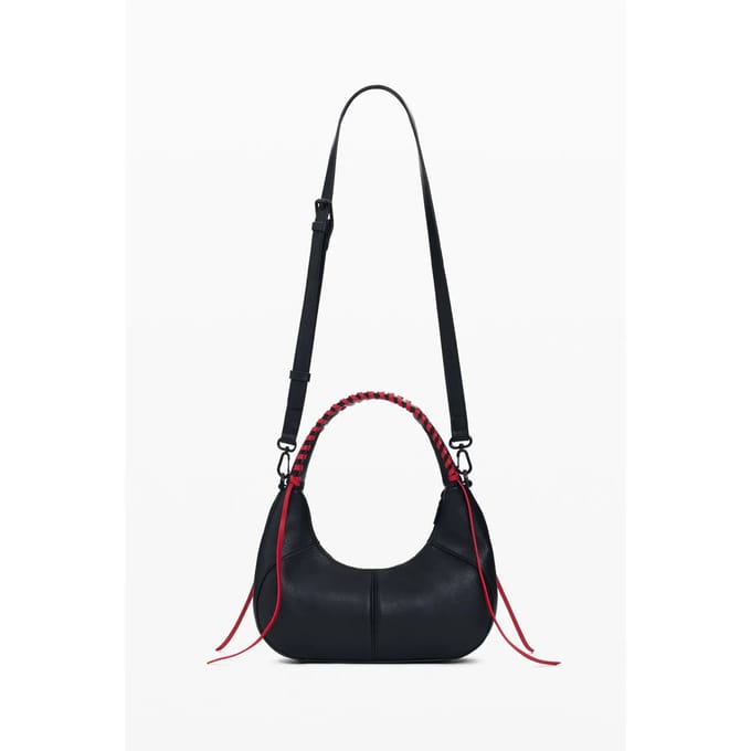 Desigual schoudertas All Mickey Tiwi Shoulder Bag Black zwart