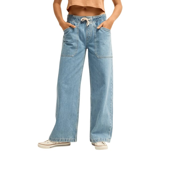 Dames Wide Leg Jeans Billabong Zonte