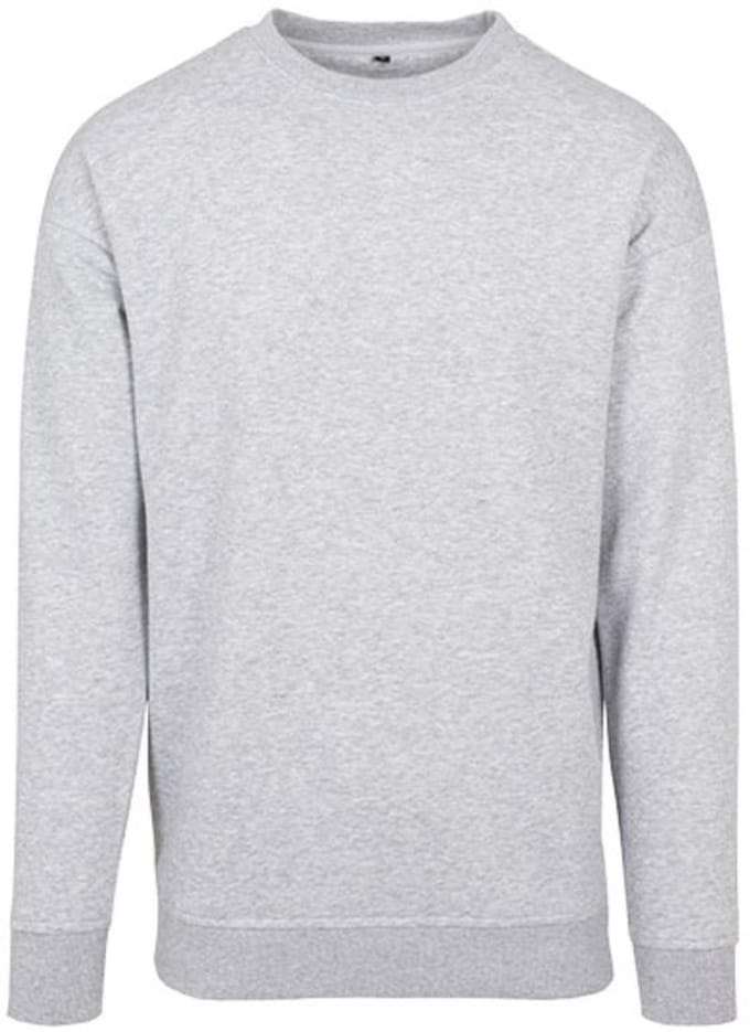 Raglan Crewneck Heather Grey maat XS