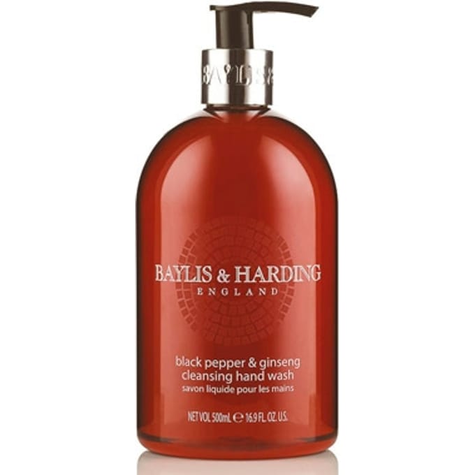 Baylis &amp; Harding Black Pepper &amp; Ginseng Hand Wash 500 ml