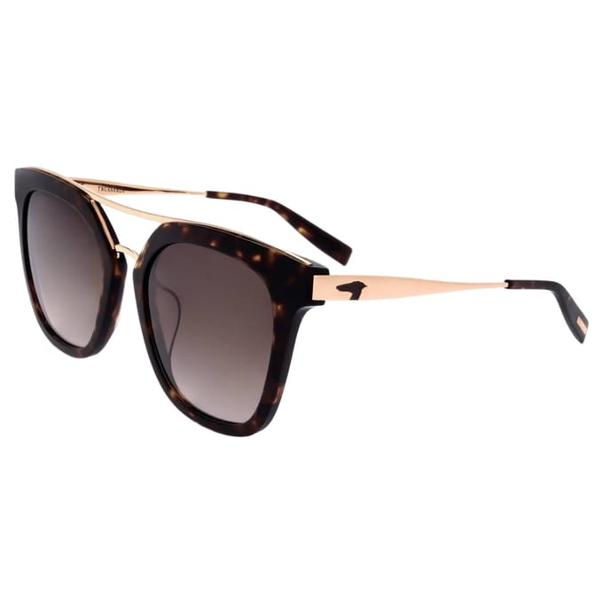 Trussardi STR233F 722G Zonnebril - Dames - Bruin