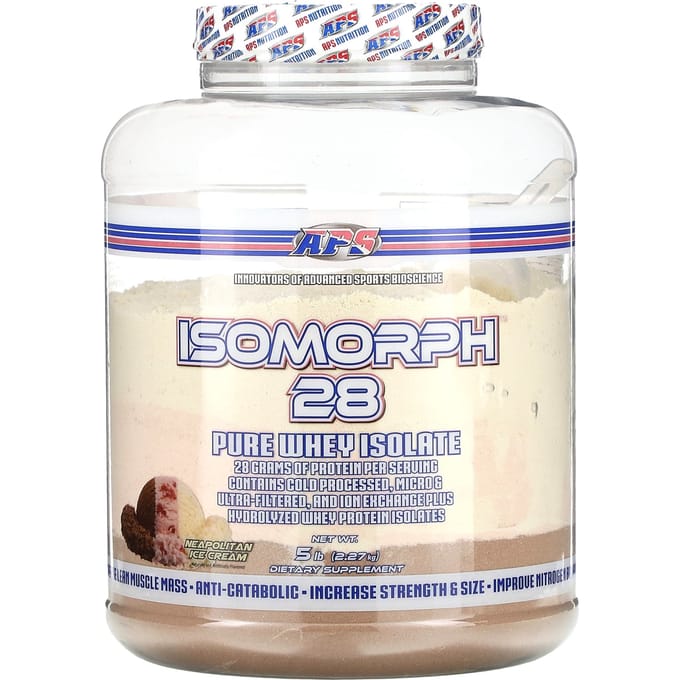 Isomorph 28, Puur Wei-isolaat, Napolitaans IJs, 2,27 kg(5 lbs)