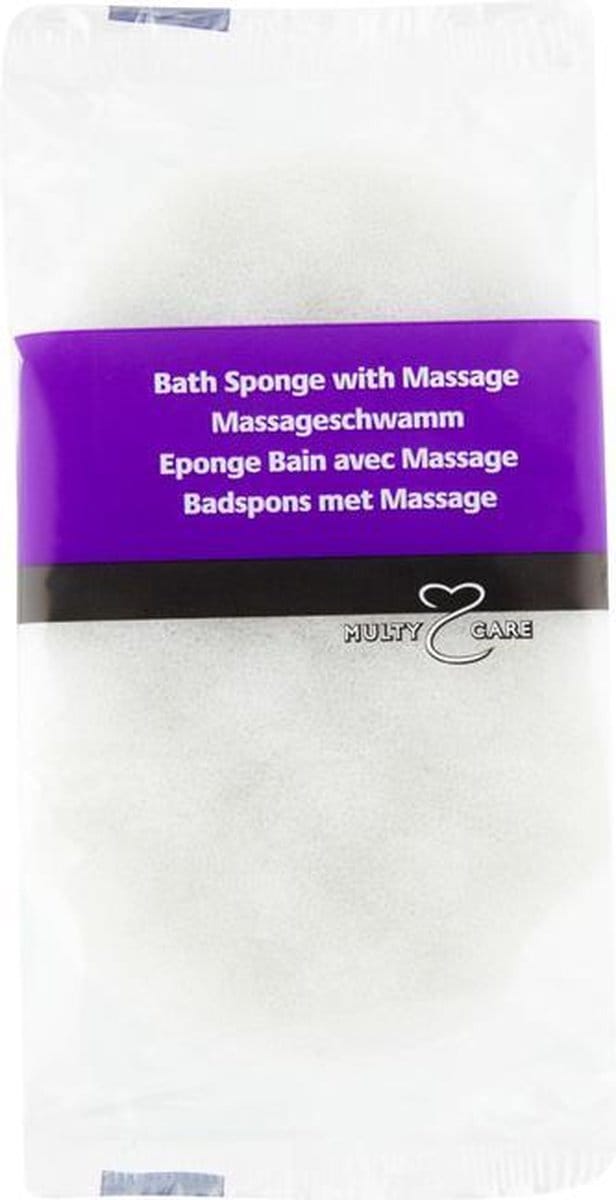Multy Spons met Massagezijde 2 stuks kleur assorti