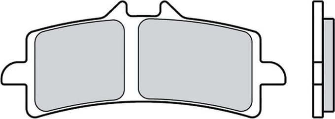 Brembo 07bb37sa Gesinterde Remblokken Transparant