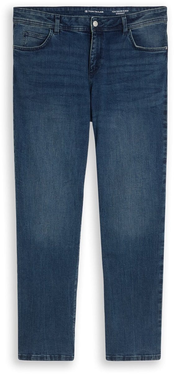 Tom Tailor - TTALEXA STRAIGHT-jeans - Maat 32/30 - dark stone wash denim