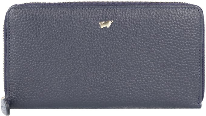 Braun Büffel Asti Portemonnee RFID-bescherming Leer 19 cm - Dames - Horizontaal - navy