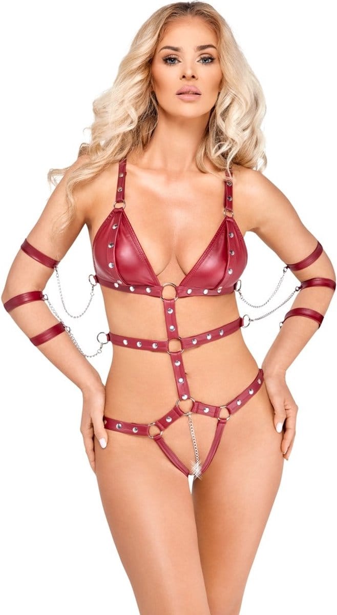 Bad Kitty Open Bondage Body Harnas Maat Small