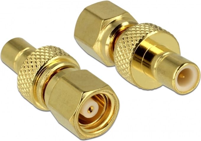 SMB (v) - SMC (m) adapter - 50 Ohm