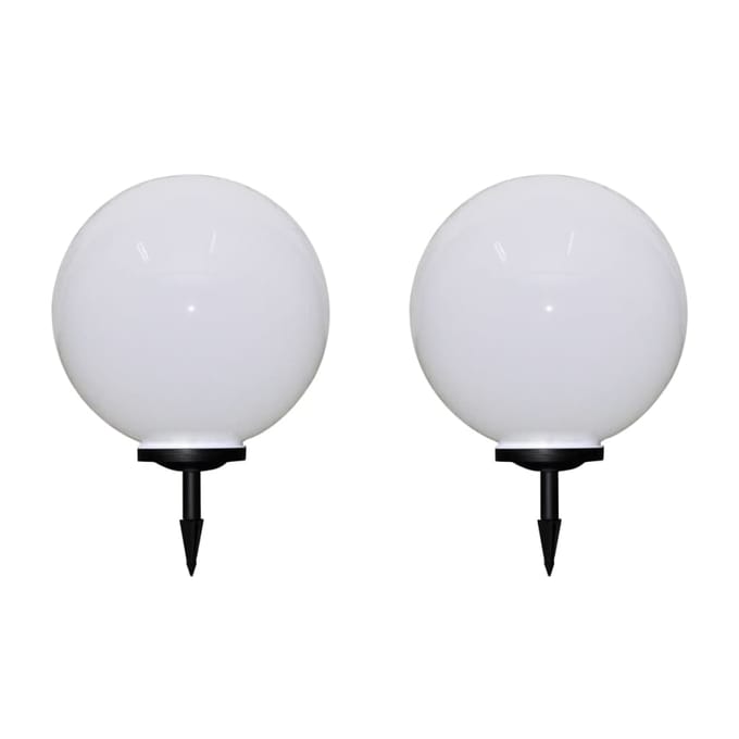 vidaXL Tuinpadlampen 2 st met grondpin LED 50 cm