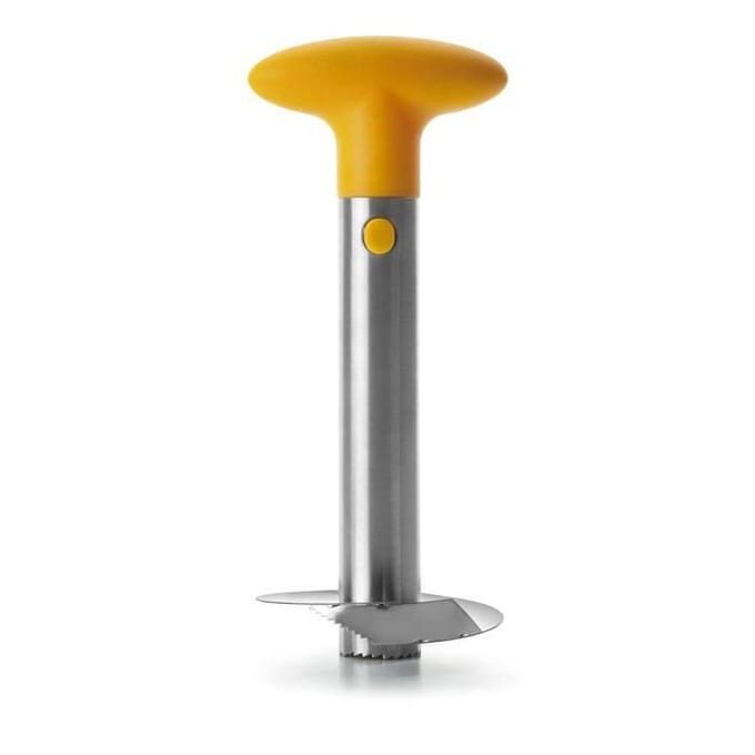 IBILI 784150 Epluche-Ananas 9.70 cm, Orange/INOX, 10 x 10 x 25 cm