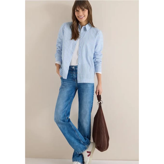 Gestreept overhemd blouse