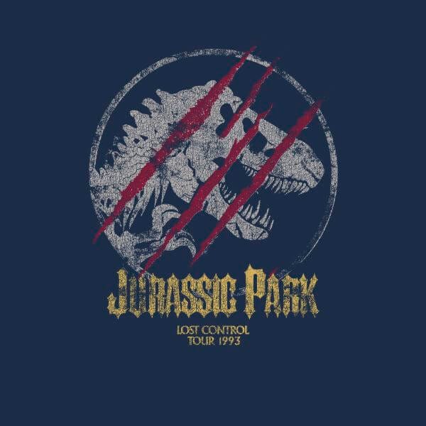 Jurassic Park Lost Control Women's T-Shirt - Navy - XXL