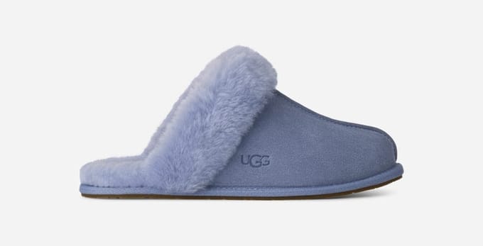 UGG® Scuffette II for Women in Stormy Blue, Size 7, Suede/Polyester