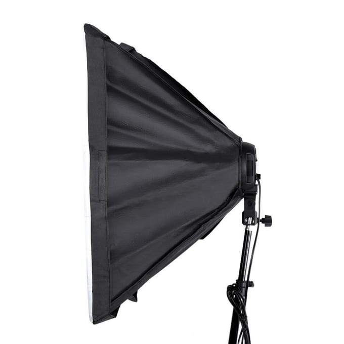 Draagbare 50 * 70cm / 20  * 28  Paraplu Softbox Reflector voor Speedlight black