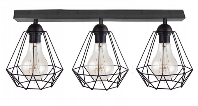 Hanglamp Metaal Zwart Druif 50cm E27