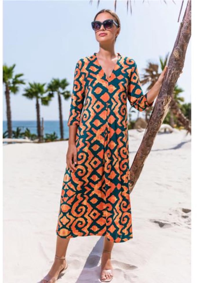 Barandi Gema Jurk 262-Gema Multicolor - maat M