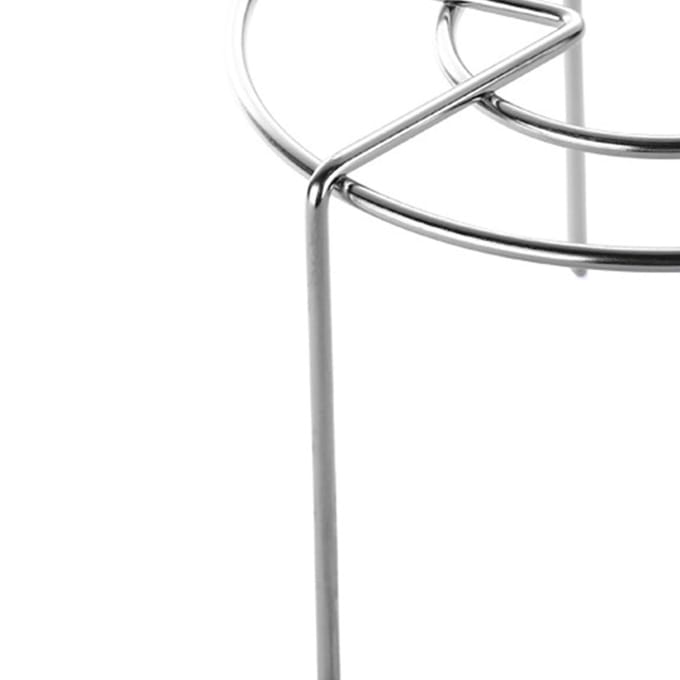 Grille de cuisson à la vapeur ronde en acier inoxydable pour autocuiseur gray