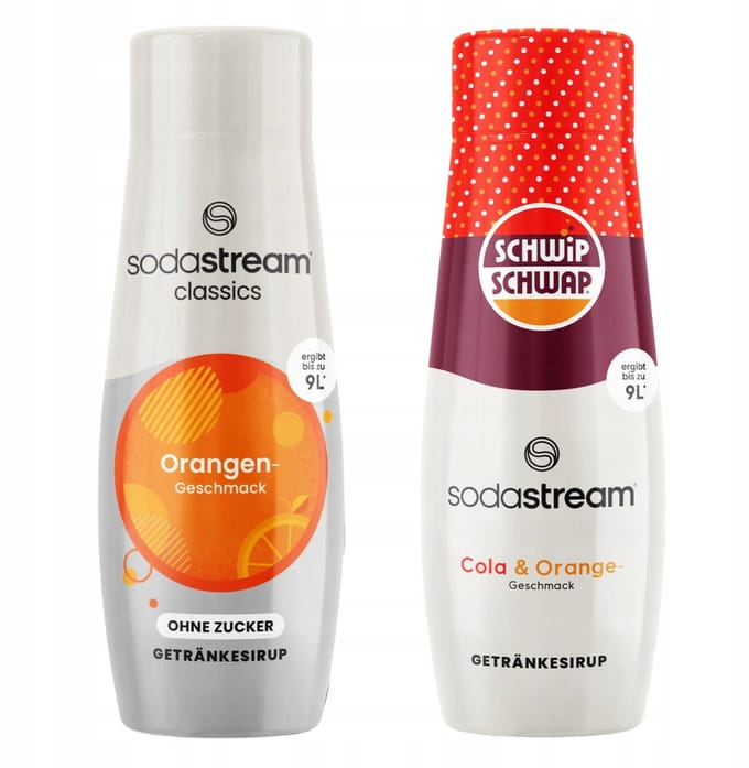 SodaStream - Oranje Zero Syrup - Pompoen Zonder Suiker - Cola Sinaasappel