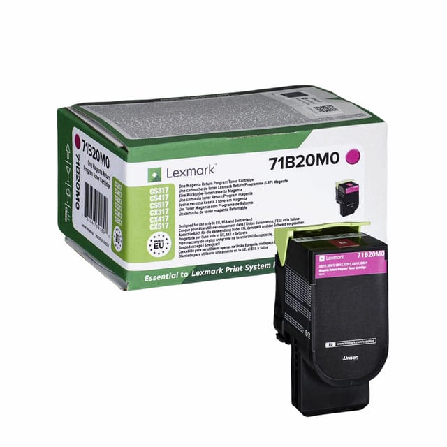 Lexmark 71B20M0 toner cartridge magenta (origineel)