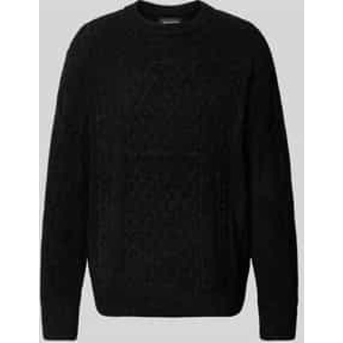 Gebreide pullover met ronde hals