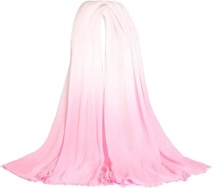 Dames Sjaal - Accessoire - Mode - Gegradueerd Patroon - Groot - Meerkleurig