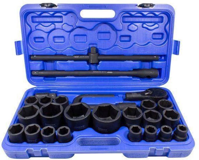 Forcekraft FK-68262-5 - Dopsleutelset - 26-delig - Ergonomische Handgreep - Staal