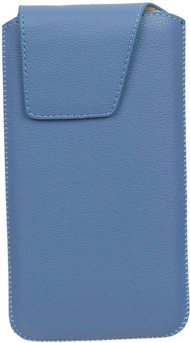 Smartphone Pouch - Hoesje Geschikt voor iPhone 6 / 6S Blauw
