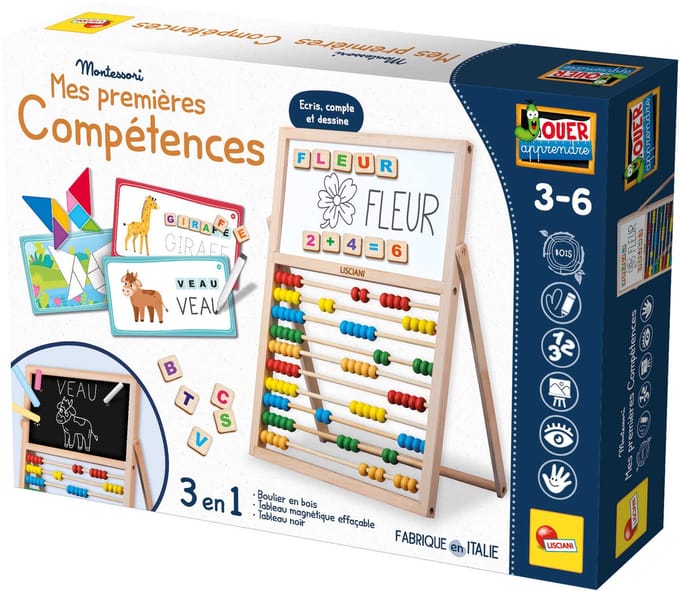 Lisciani - Montessori - le mie prime competenze abaco - Fr