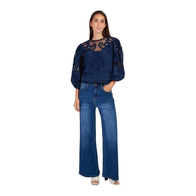 Damesblouse met kant Derhy Bali