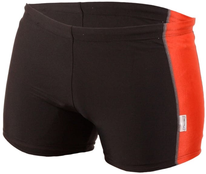 Zwemboxer Ottowa Zwart_Rood - Maat L - Zwemboxer Heren Rood - Stanteks