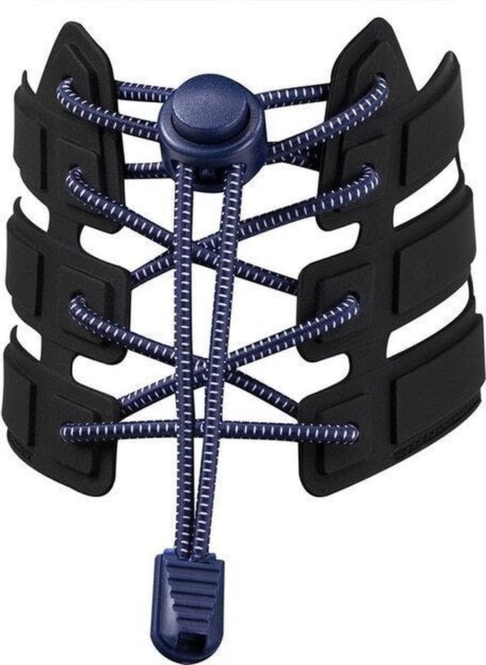 KELERINO. Elastische Veters - Lock - Hardlopen - Sport Veters - Donker Blauw