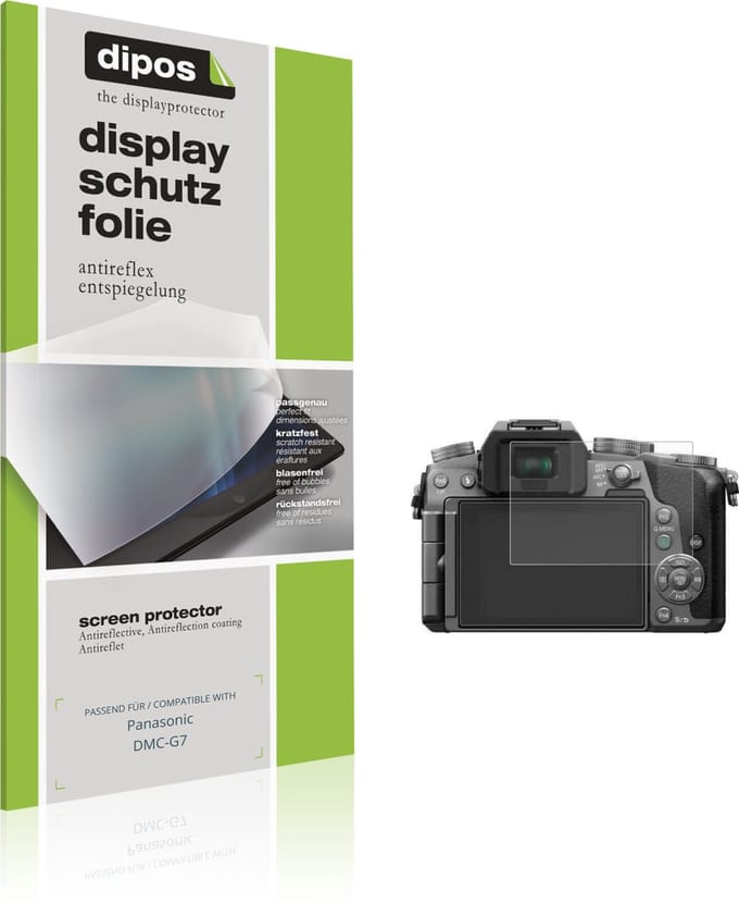 dipos – 4x Matte Beschermfolie geschikt voor Panasonic DMC-G7 | Krasbestendige & antireflecterende Screenprotector Ultra-Thin