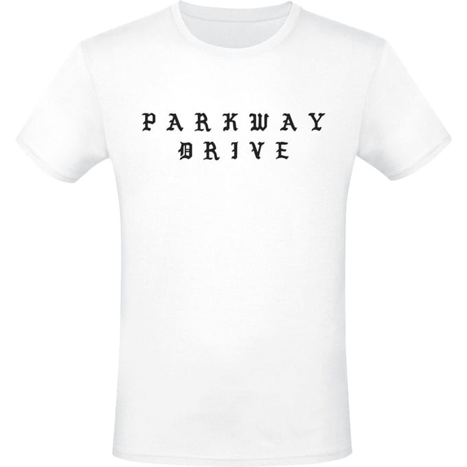 Parkway Drive T-shirt - Glitch - S tot XXL - voor Mannen - wit