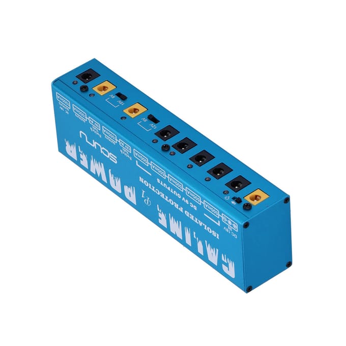 CP?05 Gitaareffectpedaal Multiway Voeding P1 Effectpedaal Geïsoleerde Voeding 100?240VUK blue