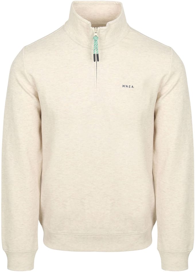 NZA Trui Halfzip Cesar Beige - Maat XXL - Heren - Quarter zip