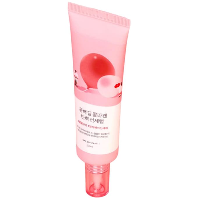 Round Lab Camellia Deep Collagen Sérum Solaire Raffermissant 50ml (SPF 50+ PA++++) pink