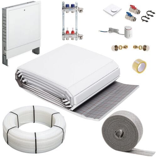 Megabad Profi Collection Underfloor heating tacker system complete set for an area up to 30 m² MBTS1EB30QM