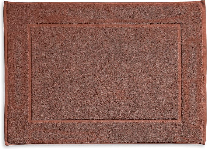 Badmat, 70 x 50 cm, Katoen, Terrabruin - Kela | Ladessa
