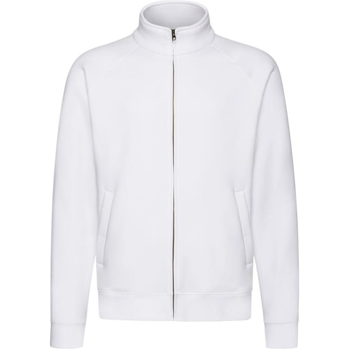 Fruit of the Loom Sweatjack Heren Premium (Wit)