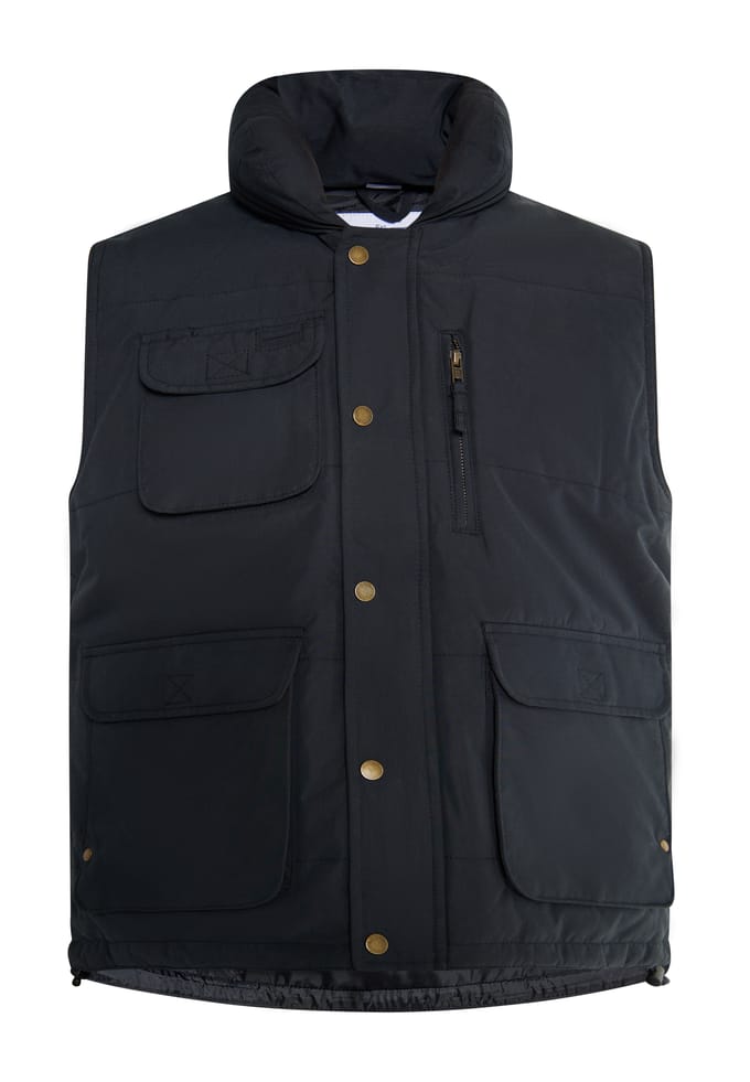 Mo Gewatteerd vest Heren zwart